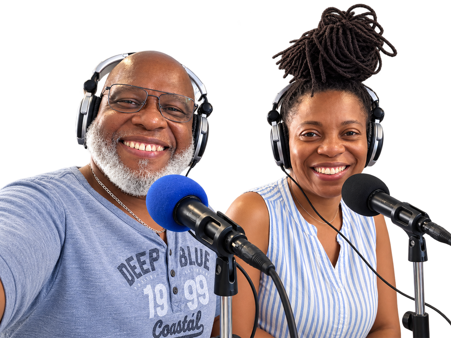 Pastor Loeti and Evangelist Shar broadcasting together